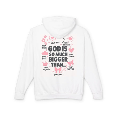 Christian Hoodie — "Walk In His Light" Faith-Based Inspirational Pullover